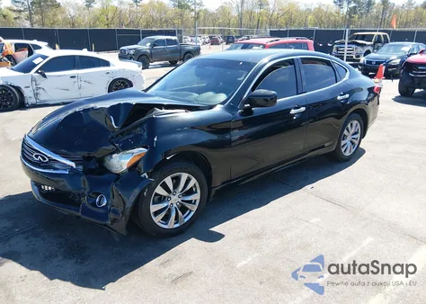 2013 Infiniti M37 z USA, uszkodzony, nr VIN JN1BY1AP2DM514016